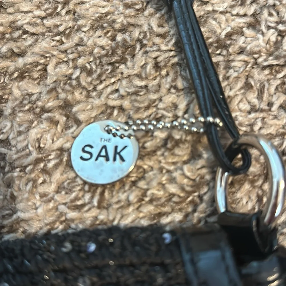 The sak vintage crotchet black cross body purse s